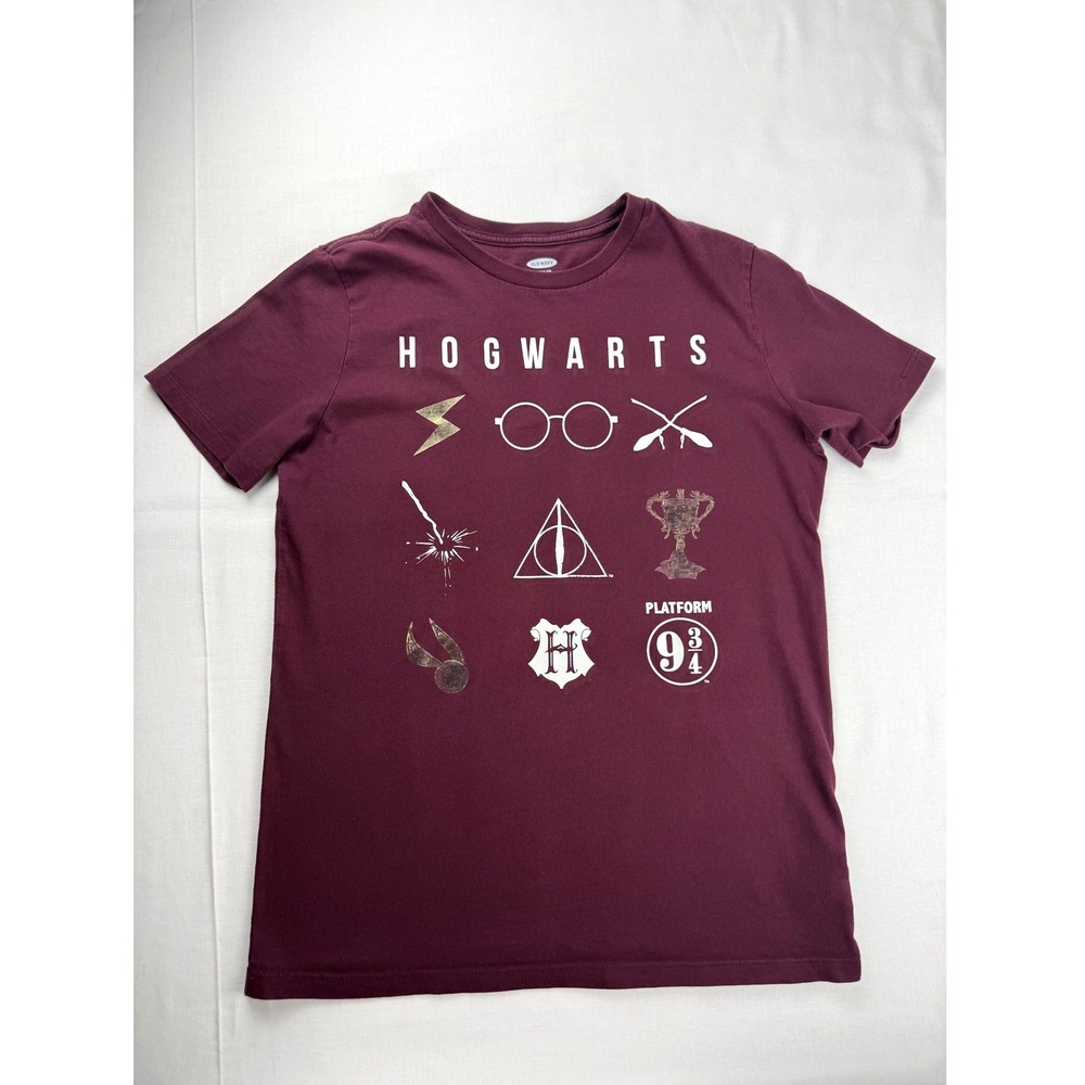 Old Navy Kids XL 14-16 Harry Potter Hogwarts Graphic T-Shirt
